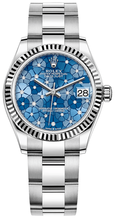 Rolex Datejust 31mm New 2022 Model Oystersteel and White Gold Oyster Bracelet (Reference 278274) - WatchesOff5thWatches